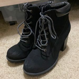 Used Charolette Russe Suede Heels